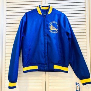 Unisex Golden State Warriors Full Snap Jacket NWT